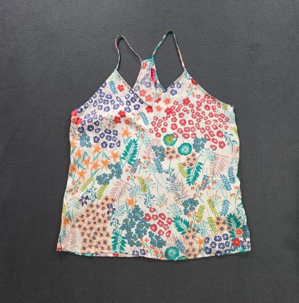 Natori Jossie Leaves multicolor Y2K Top Jams World Strappy Tank XLA009606